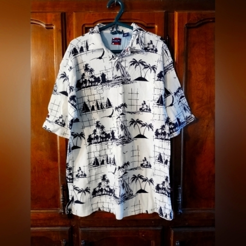 90s bugle boy polo shirt‎